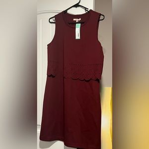 41 Hawthorne Burgundy Dress - New with tags - Size Medium